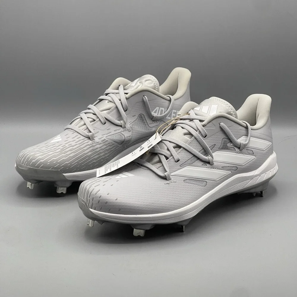 Adidas Baseball‎ Cleats Men's 7.5 Metal adizero Afterburner 9 Silver IG2311 NEW